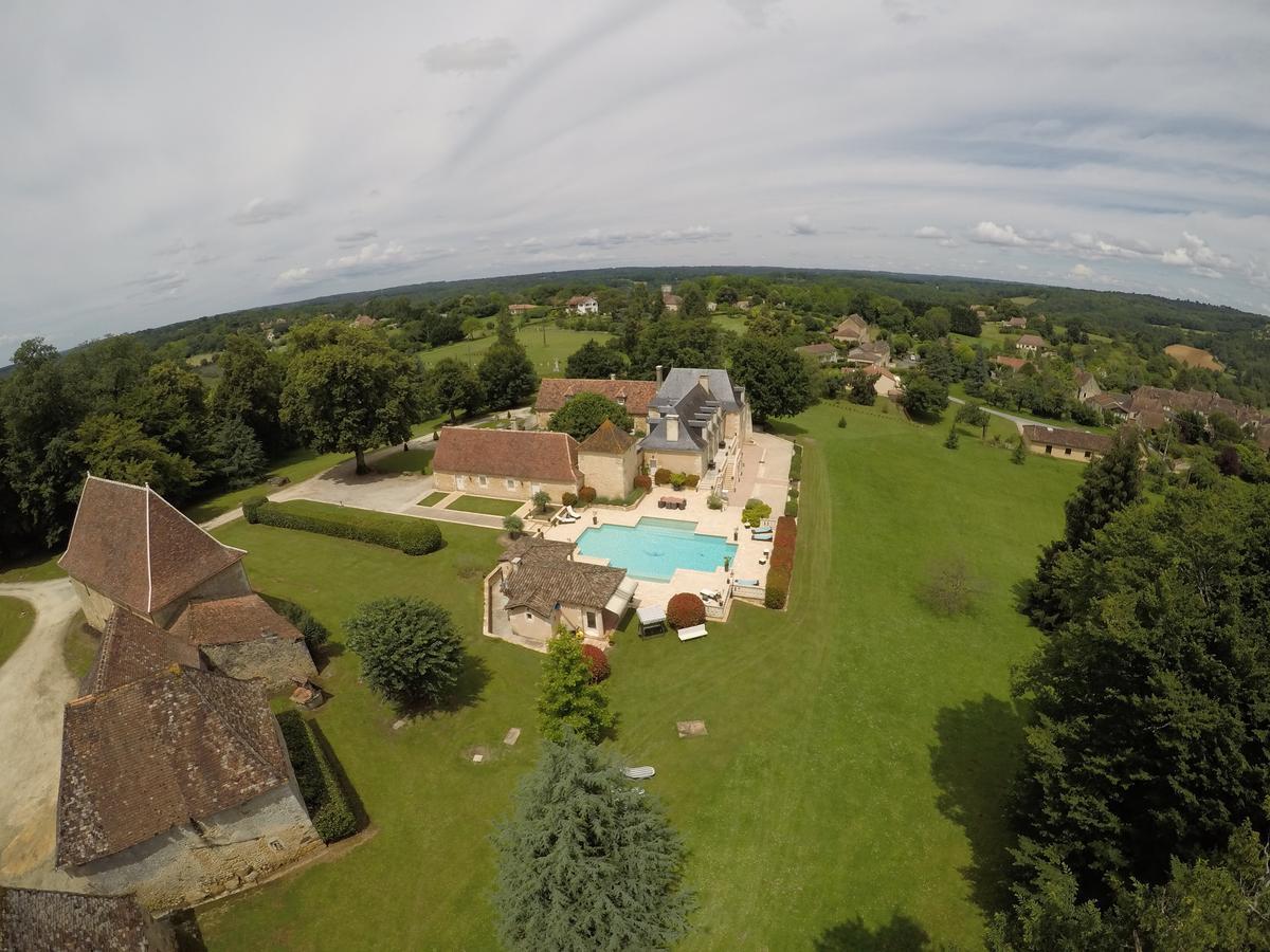 Liorac-sur-Louyre Domaine De La Rocque Bed & Breakfast エクステリア 写真