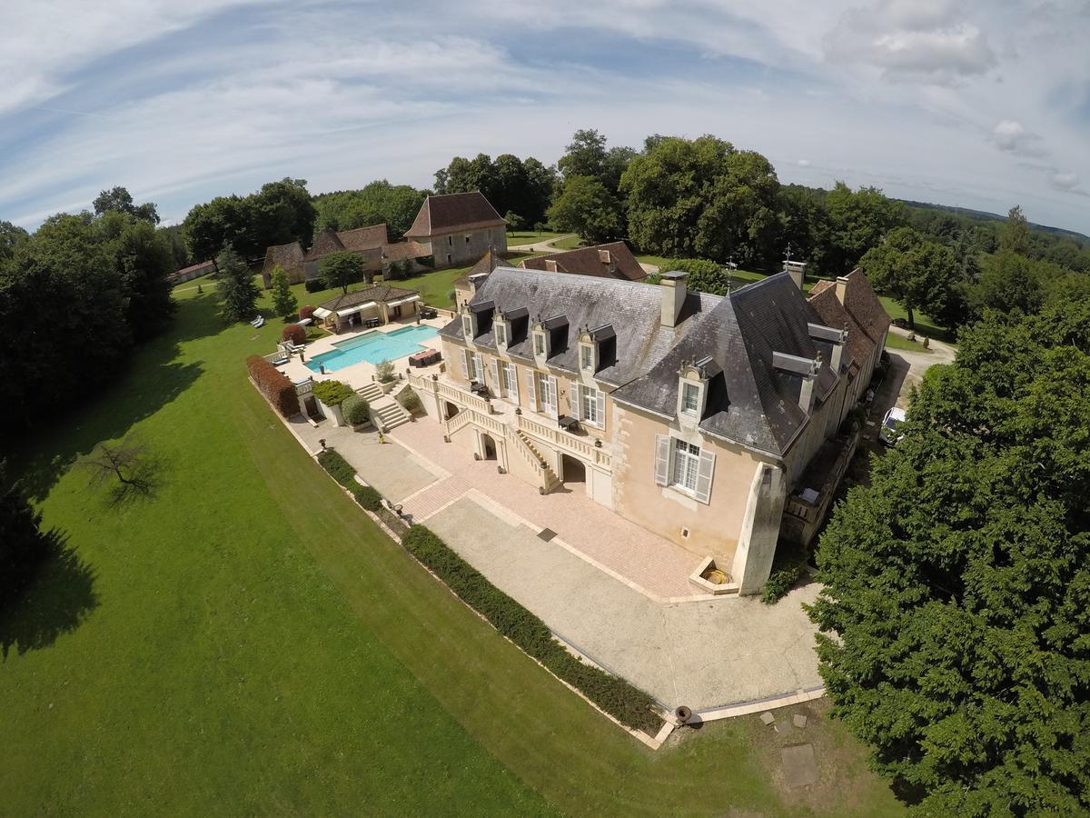 Liorac-sur-Louyre Domaine De La Rocque Bed & Breakfast エクステリア 写真